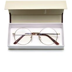 Readers - Læsebriller Readers Blue Block Circle Gold -Oak Salgsbutik 85593 2